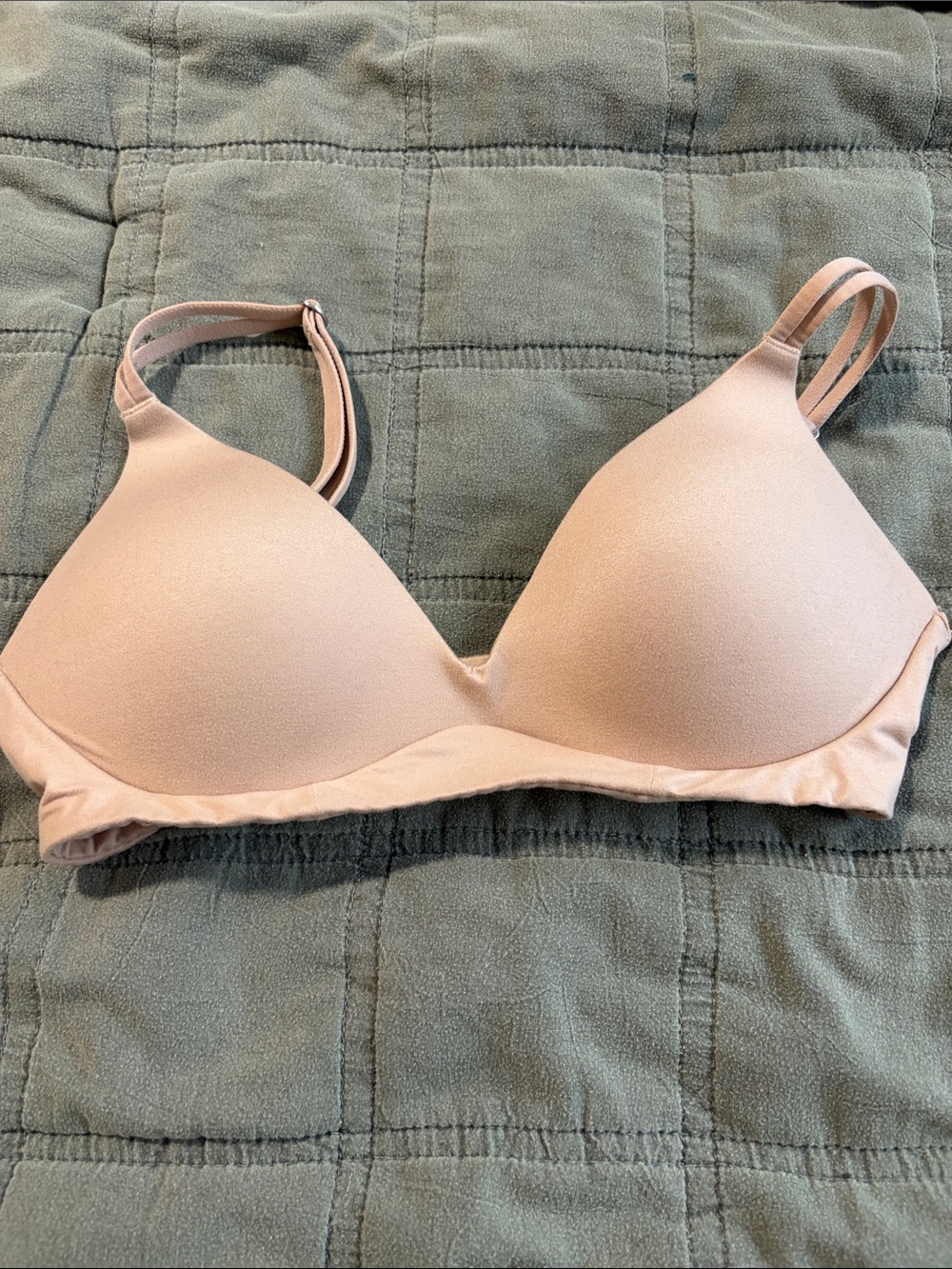 aerie Blush Light Nude Wireless T-Shirt Bra